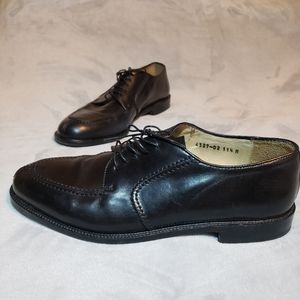 Pronto Uomo Firenze black leather lace up shoes